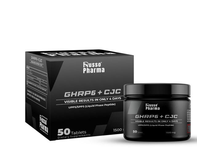 GHRP6 + CJC Liquid Phase Peptide Formula – 1500 mg, 50 Tablets